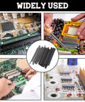 30 Piece 2.54mm 40 Pin Male And Female Header Pins Set Breakaway Single Row Stackable Connectors for electronics projects