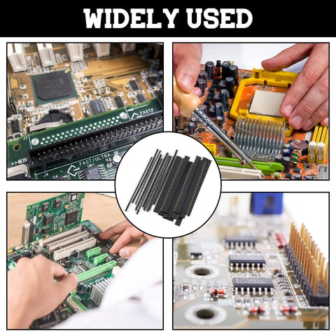 30 Piece 2.54mm 40 Pin Male And Female Header Pins Set Breakaway Single Row Stackable Connectors for electronics projects