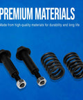 Heavy Duty Exhaust Bolt And Spring Kit For Ford Explorer Sport Fits Ranger And Sport Trac Replacement Hanger Hardware showing steel bolts and springs.