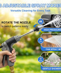 Heavy Duty Pressure Washer Gun With Three Spray Modes, Three Quarter Inch Hose Connection, for Yard Patio Car Pets.