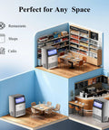 High Capacity Ice Maker Machine For Restaurant And Home That Delivers 110 Lbs Per Day, No Fuss 50 Ice Cubes Per Batch In About 14 Minutes