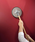 Using 9 Inch Radial Sander With Pivoting Hinge For Wall Safe Finishes No Fuss Disc Changes Acme Threaded Pole Compatible Pole Not Included on wall
