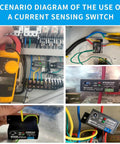 AC Current Sensing Relay For 0 To 30 Amps Normally Open Switch Output in Industrial Automation Setup