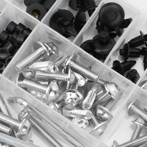 Aluminum Motorcycle Fairing Bolt Kit One Stop With Assorted Screws And Fasteners For Sports Bikes Replacement Hardware