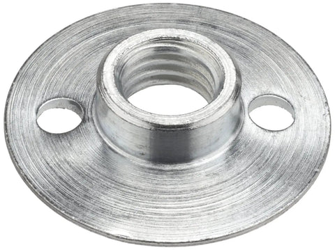 59604 Tiger Disc Nut For Resin Fiber And AL-Tra Cut Discs, 5/8-11 Thread Size, carbon steel construction, close-up view