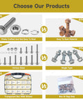 Comparison of the 830 Piece Metric Bolt Kit With M6 M8 M10 Flange Hex Head Screws versus competitors, showing variety and quality.