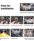 Installation steps for CR12 Steering Service Kit Pinion Rack For Cub Cadet CC30 CC30H CC30E Electric Hydro Mini Riders and MTD Columbia CR30.