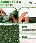 Artificial Ivy Fence Privacy Screen 120x40 Inches UV Resistant Dense Faux Greenery Backdrop With Realistic Leaves installation guide