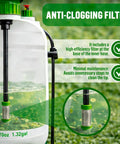 1.3 Gallon Pump Sprayer with Adjustable Nozzle, Anti-Clogging Filter, Shoulder Strap for Lawn and Garden Care