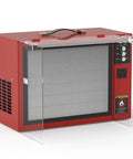 Red Portable Tabletop Air Filtration System For Woodworking 580-780 CFM Movable Dust Collector With Boss Vortex Fan