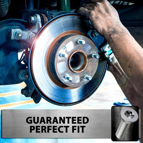 8Pcs Screw Rotor Brake Disc Retaining Screws M6x16 Set Stainless Steel on vehicle brake disc for Audi Volkswagen Porsche 2009 2024