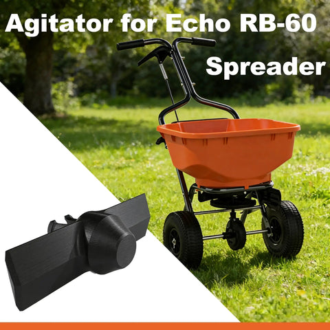 Agitator Replacement Kit For Echo RB60 Spreader With Extension Arm For Wider Spreading Pattern Easy Install displayed outdoors