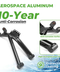 6 Inch Heavy Duty A Arm Lift Kit for Yamaha Golf Carts G2 G9 1985 1994 Suspension Upgrade, aerospace aluminum, anti-corrosion coating