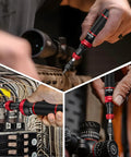 Pro Grade Torque Screwdriver Set 24 Piece Inch Pound Kit With Quarter Inch Drive 10 To 70 Inch Pound Range S2 Bits in use