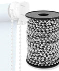 Heavy Duty Stainless Steel Ball Chain 49.2 Ft With 4.5Mm Beads And Spool Rustproof Metal Chain for curtain pulls and roller blinds