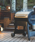 Wood Pellet Grill And Smoker That Delivers Wood Fired Flavor With Big 884 Square Inches Cook Area In Outdoor Setting