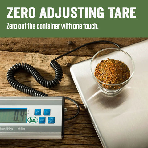 Stainless Steel Digital Scale With 330 Pound Capacity For Precise Weighing In Kitchen Or Workshop Built Tough And Easy To Clean Food Grade Platform Large Readout Great For Home And Pro Use with spice on platform