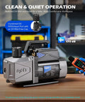 Two Stage HVAC Vacuum Pump For AC Service, 1.5 HP Rotary Vane Pro Grade Heavy Duty Pump with quiet operation feature