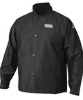 Premium Flame Resistant Cotton Welding Jacket For Comfort And Safety Black Medium Size With Anti Static 9 Oz FR Fabric Lightweight Durable Welders Gear For Sparks