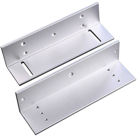 Z L Holder Stand Bracket For 600 Pound Magnetic Lock Indoor Doors Durable Aluminum Mount Kit For Easy Install