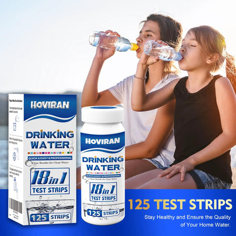 18 Parameter Drinking Water Test Strips Kit For Home And Well Water Testing 125 Count Detects Lead Hardness Iron Copper Mercury