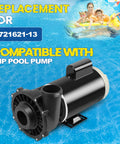 Straight Swap Heavy Duty Spa Pump And Hot Tub Motor Packing 4 HP dual speed pump with side discharge for efficient water flow.