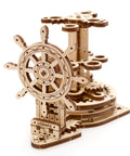 Dope Mechanical Wheel Desk Organizer Kit For Adults And Family, 3D Wood Puzzle With Moving Parts, STEM DIY Project, Holds Up To Six Pens Or Pencils, Educational Home Office Toy, wooden wheel