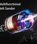 Close-up of Beast Mode All In One Wet And Dry Belt Sander motor, highlighting the multifunctional design and powerful features.