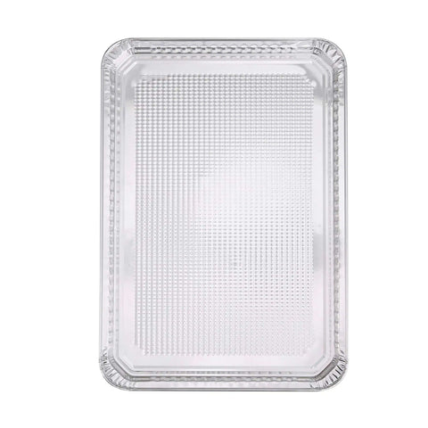 Disposable Aluminum Cookie Sheets For Baking And Roasting, 12 Count, 16 By 11 Inch, Textured Bottom Pan for Easy Release
