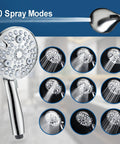 Rotatable Dual Shower Head With Handheld Combo For Family Use Kid Friendly Low Three Way Diverter Adjustable Slide Bar