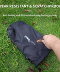 Testing scratch resistance on Water Repellent Drone Storage Bag For DJI Mavic 4 Pro Mavic 3 Pro And RC Pro 2 Remote Controller Case