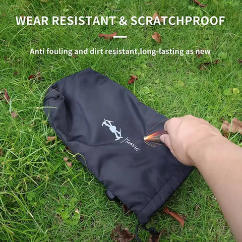 Testing scratch resistance on Water Repellent Drone Storage Bag For DJI Mavic 4 Pro Mavic 3 Pro And RC Pro 2 Remote Controller Case