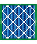 20x20x4 MERV 13 Air Filter For Smoke And Allergy Defense, Electrostatic Pleated HVAC Replacement, front view
