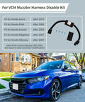 VCM Muzzler Harness Disable Kit For Honda 3.5L V6 With VCM Easy Install Plug And Play Replacement, features for specific models.
