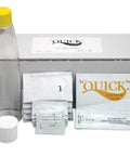 Skip The Guesswork Arsenic Water Testing Kit For Home And Well Supplies with five test packets and clear container.