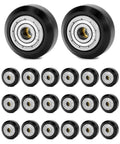 20 Pcs POM Pulley Wheels With 625ZZ Bearings for Ender 3 Pro CR10 CR10S CNC 3D Printers High Speed Gantry Wheels in black