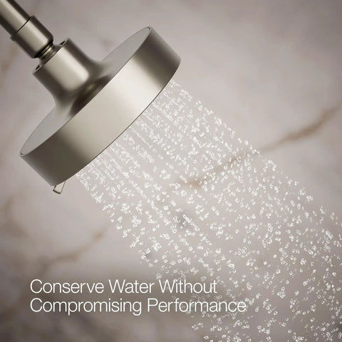 Purist Three Function Shower Head With Full Coverage Massage And Silk Spray, High Pressure 1.75 Gpm, Brushed Nickel