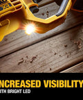Runs Like A Champ With Savage Torque For Tough Framing Work features bright LED light on cordless stud drill.