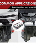 Image showing All In One 121 Piece Bumper And Fender Liner Clip Kit With Tool For Honda CRV Civic Accord Odyssey Pilot And Acura Models