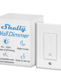 Plus Wall Dimmer UL WiFi Smart Dimmer Switch with Bluetooth Gateway next to packaging, compatible with Alexa and Google Home.