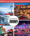 No Fuss Heavy Duty 12 Volt 35 Watt Switching Power Supply UL Listed for indoor and outdoor LED lighting and security gear.