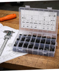 Shop Grade Metric Socket Head Cap Screw Assortment Kit With 1600 Pieces showing a stackable box filled with various screws.