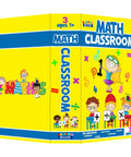 Blue Math Classroom Book Safe Featuring Authentic School Pages And Reliable Three Digit Combination Lock For Stealth Stash Storage And Slick Student Loot Vault visible on bright yellow cover.