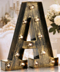 Super Sweet Vintage Industrial Led Marquee Letter A Totally Lit Alphabet Wall Sign For Home Bar Cafe Wedding Birthday Party Decor Battery Powered Rustic Room Accent in gold finish.