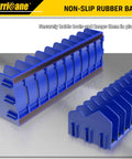 10 Slot Plier Organizer Rack with Non Slip Base Easy Access Tool Drawer Storage Extendable Design Fits 3 Inch Pliers and Cutters Blue