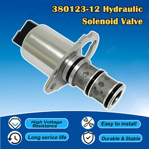 Hydraulic Cartridge Valve 380123-12 DS563CS12M1 Solenoid Valve For Power Take Off Systems 277 Series Compatible Replacement Part For Heavy Machinery Durable Steel Construction OEM Grade Performance
