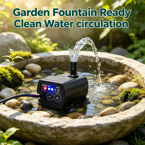 No Sweat Auto Compact Sump Pump With Smart Water Level Sensor And Adjustable Flow Settings For Fast Crawl Space Drainage You Can Lean On Daily keeping water flowing in garden fountain.