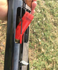 Shell Catcher for 12 Gauge Semi Auto Shotguns, Right Hand Trap Shooting Accessory in matte black catching ejected shell