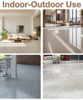 Epoxy Floor Paint With Colored Sand Finish And Imitation Marble Look For Home Or Workshop Cement Floors, Waterproof Non Slip Wear Resistant Coating For Indoor Outdoor Use, High Gloss Built To Last Surface in various indoor and outdoor settings.
