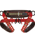 Two Floating Dees With Padded Nylon Leg Straps For Quick Access And Secure Fit, Angled Side Dees With Two Bar Design, Extra Back Dees